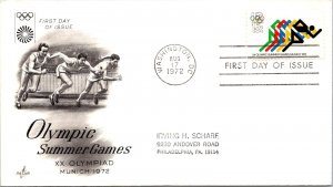 FDC 1972 SC #1462 Artcraft Cachet - Washington DC - Single - F78527