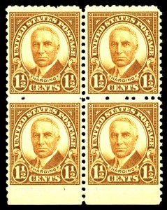 U.S. #684 MINT BLOCK OG NH