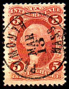 U.S. REV. FIRST ISSUE R27c  Used (ID # 63487)