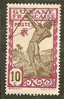 French Guiana        Scott 114     Archer     Unused