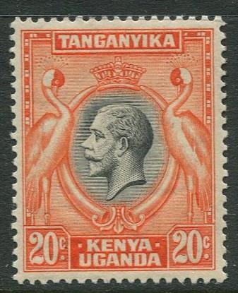 Kenya & Uganda - Scott 50- KGV Definitive -1935 - MVLH - Single 20c Stamp