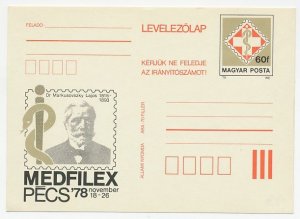 Postal stationery Hungary 1978 Markusovszky Lajos 