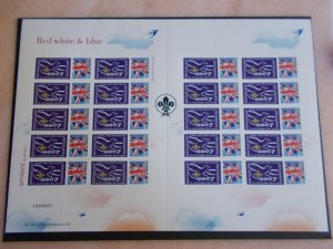 GB Earl Shilton Scout Group & Hackney Philatelic Limited Edition Smiler Sheet UM