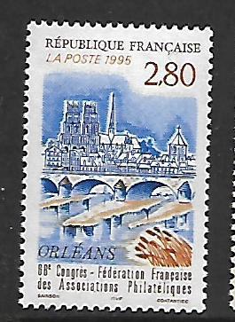 FRANCE, 2484, MNH, 68TH CONGRESS OF FRENCH FEDERATION