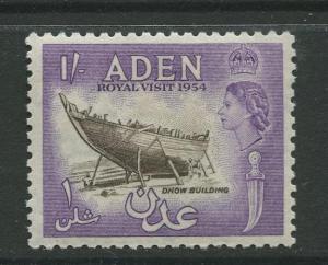 STAMP STATION PERTH Aden #62 - QEII Definitive Issue 1954  MLH  CV$0.65.