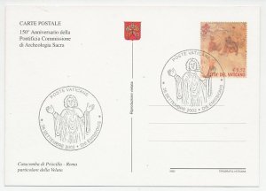 Postal stationery Vatican 2002 Catacomb of Priscilla