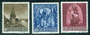 LIECHTENSTEIN Scott 317-319 CV $15 MNH** 1957 set