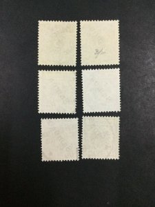 MOMEN: GERMAN COLONIES SAMOA SC #51-56 1900 USED LOT #62316