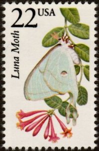 United States 2293 - Mint-NH - 22c Luna Moth (1987) (cv $1.00)