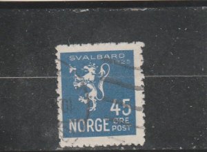 Norway  Scott#  114  Used  (1025 Annexation of Svalbard)