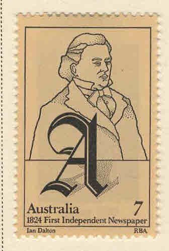 AUSTRALIA Scott 599 MH* 1974 Wentworth stamp