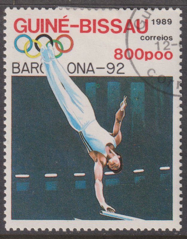 Guinea-Bissau 854 Olympic Gymnastics 1989