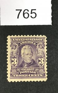 MOMEN: US STAMPS # 302 MINT OG NH LOT #E 765