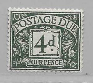 Great Britain J22 4d Postage Due MH