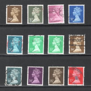 Great Britain #MH138, MH141-7, MH149, MH151-3, MH155 VF,Used,CV $17.90 ..2480935