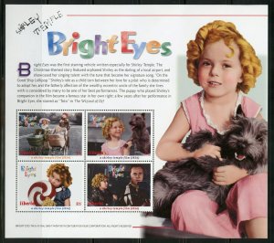 LIBERIA SHIRLEY TEMPLE BRIGHT EYES SET OF TWO SHEETS  MINT NH