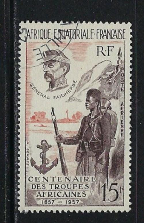 French West Africa C21 Used 1957 issue