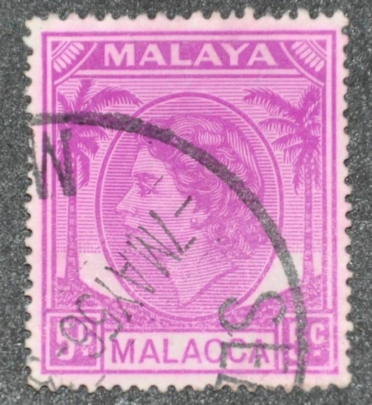 DYNAMITE Stamps: Malaya Malacca Scott #32  USED