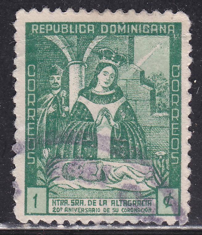 Dominican Republic 384 Virgin of Altagracia 1942