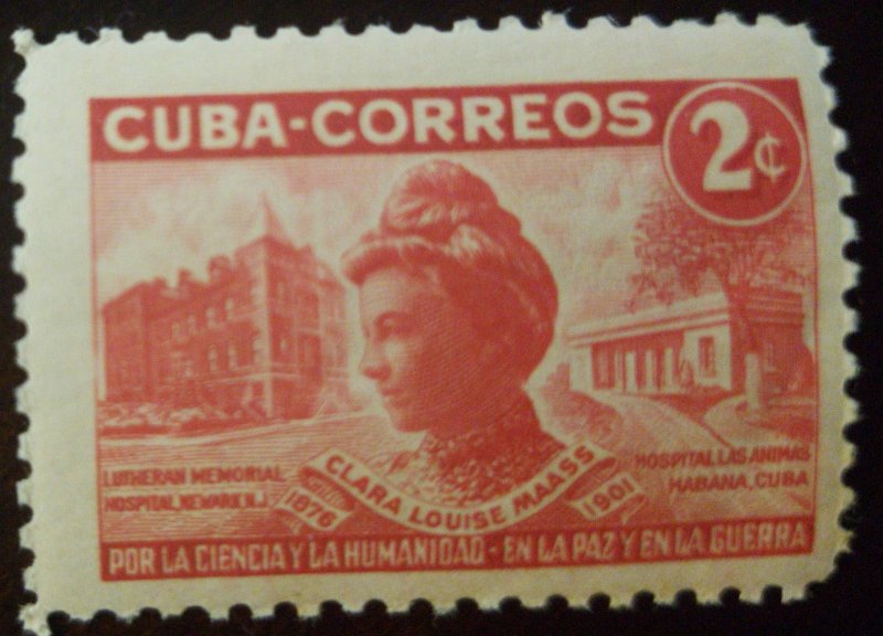 O)1951 CUBA - CARIBBEAN, CLARA LOUISE NURSE MARTYR - HOSPITAL LUTHERIAN NEWARK