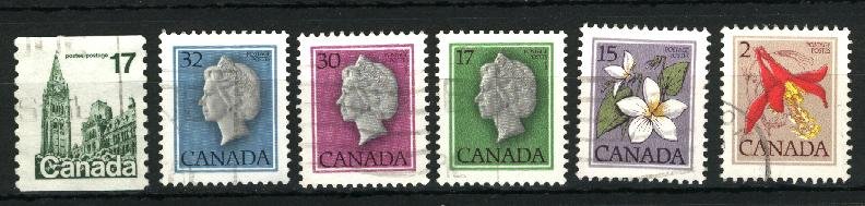 Can #782,787,789,791-92,806   used VF PD