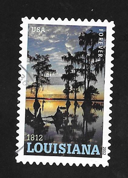 SC# 4667 - (45c) - Louisiana Statehood - Used Off Paper