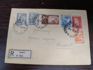 Yugoslavia 1952 Serbia, uprated 3 din. Tito stationery, sent loco Bogatic