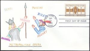 #2054 Metropolitan Opera Charlton FDC