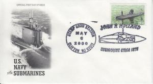 2000 Submarines (Scott 3376) 1st Sub John Holland Artcraft