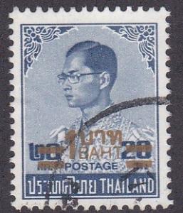 Thailand # 1168A, King Adulyadej, Surcharged, Used