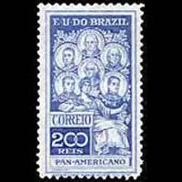 BRAZIL 1909 - Scott# 191 Leaders Set of 1 LH back toning