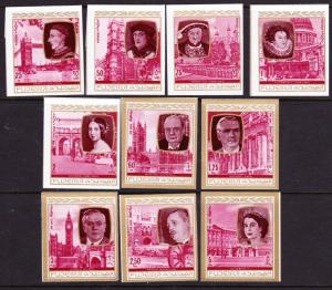 Fujeira MNH set - royalty/statesmen, imperf