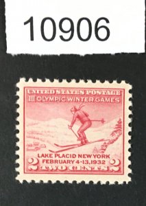 MOMEN: US STAMPS # 716 MINT OG NH XF JUMBO LOT #10906