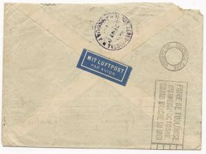 Germany Scott #C34 #339 #381 #368 #C28 on Air Mail Cover September 2, 1930