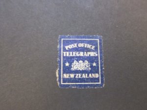 New Zealand 1900s telegraph stamp