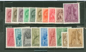 Hungary #578-96 Unused Single (Complete Set)