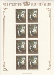 Liechtenstein 1978 MNH Sc #660 70rp Piebald (horse) by Hamilton and Faistenbe...