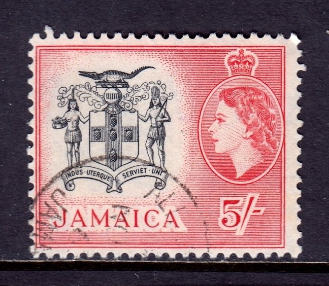 Jamaica - Scott #172 - Used - Perf crease UR corner - SCV $7.00