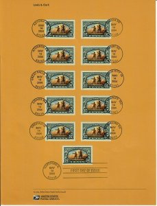 US SP1533 Lewis and Clark Souvenir Page #3854