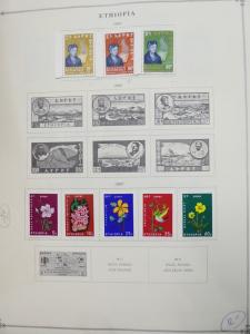 EDW1949SELL : ETHIOPIA Beautiful all VF Mint OG LH collection between 1942-1965.