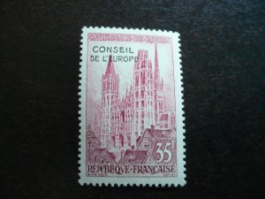 Stamps - France Council of Europe - Scott# 101 - Mint Hinged Set of 1 Stamp