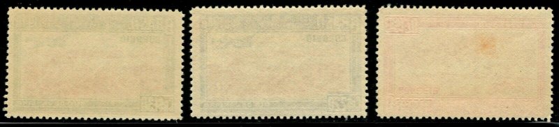 ES-544 BRAZIL 1946 CENTERS IN BROWN SSC 647-9 SG 696-7, 699 MNH $14