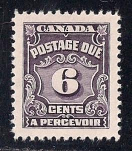 Canada #J19 6 cent Postage Due M OG NH EGRADED SUPERB 99 XXF