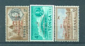 Tonga sc# 119-126 mh cat value $8.70