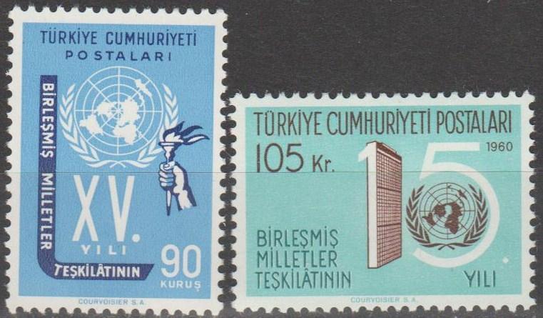 Turkey #1497-8 MNH F-VF (SU152L)