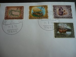 Postal History - Papua New Guinea - Scott# 297-300 - First Day Cover