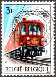 Belgium 717 - Used - 3fr Post Office Train (1969) (2)