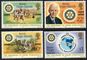 Virgin Islands Sc #381-384 MNH