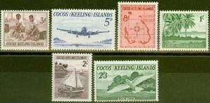 Cocos (Keeling) Islands 1963 set of 6 SG1-6 V.F MNH