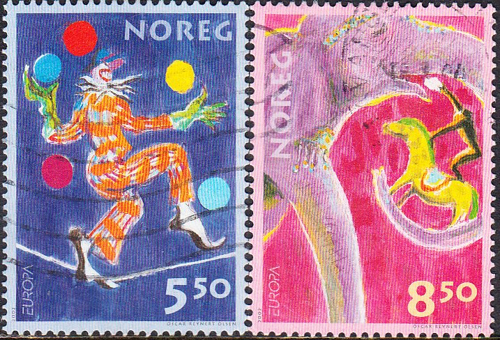 Norway #1338-1339 Used